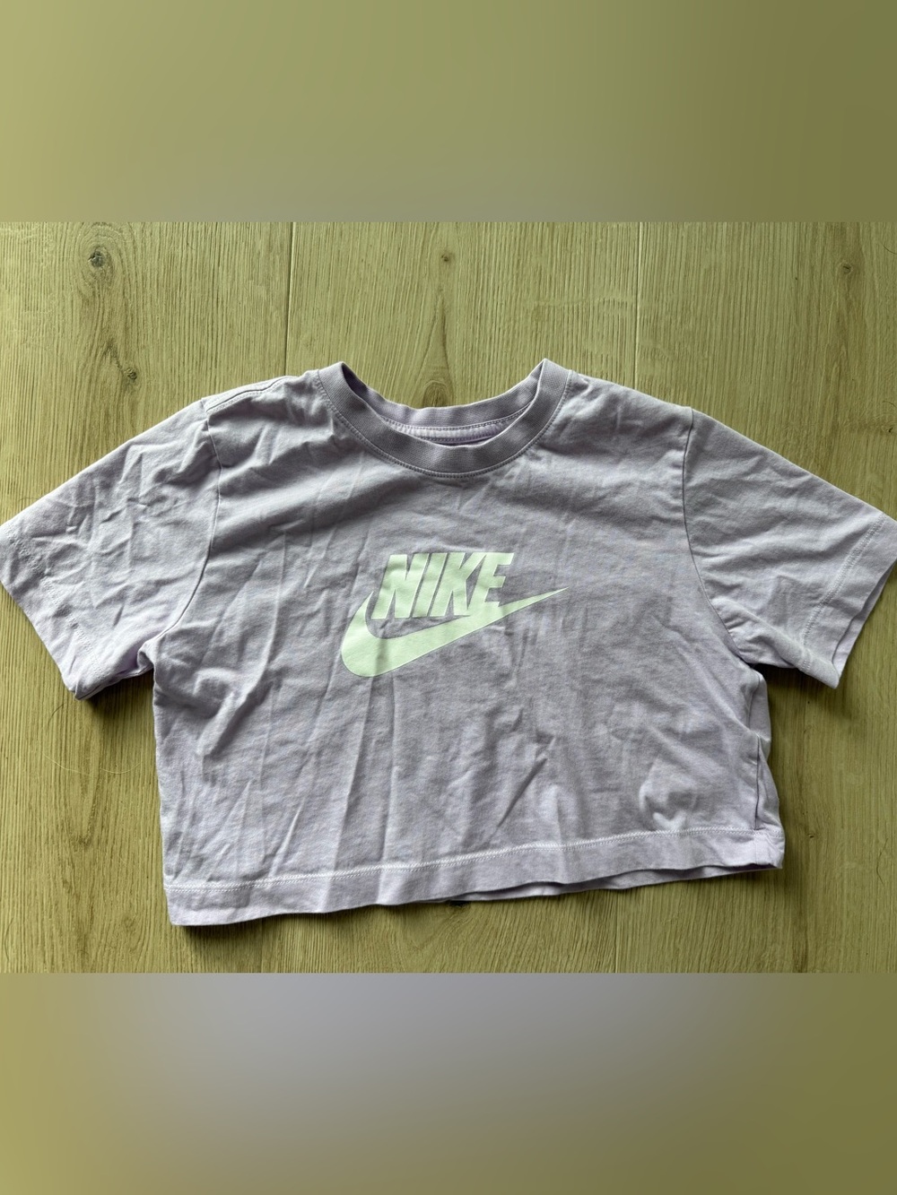 Nike Light Lavender Crew Tee with Subtle White Logo